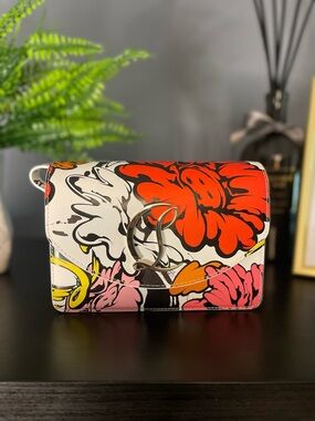 NWT Christian Louboutin Ruby 54 Floral Print Crossbody Bag